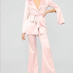 Satin set fashion nova